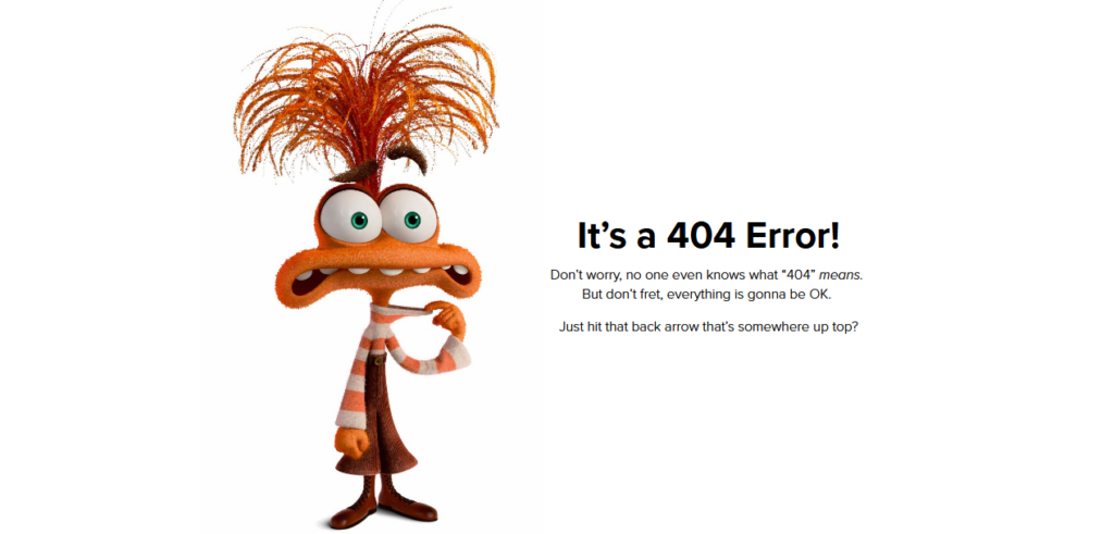 pixar 404 error page